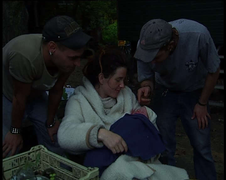 Marion and Tao one day after birth / Marion + Tao einen Tag nach der Geburt